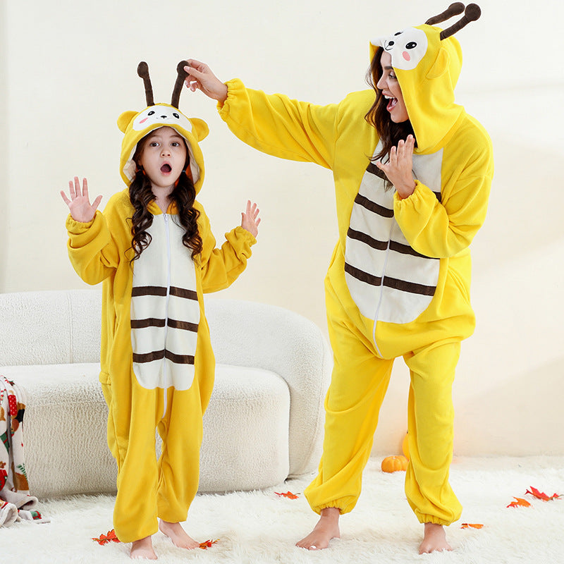Polar Fleece Animal Modeling Jumpsuit Adult Middle Big Outfit Jumpsuit, Climbing Suit