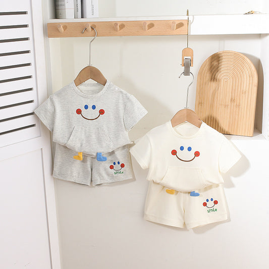 For Babies Summer Unisex Super Cute Thin Children's Suit