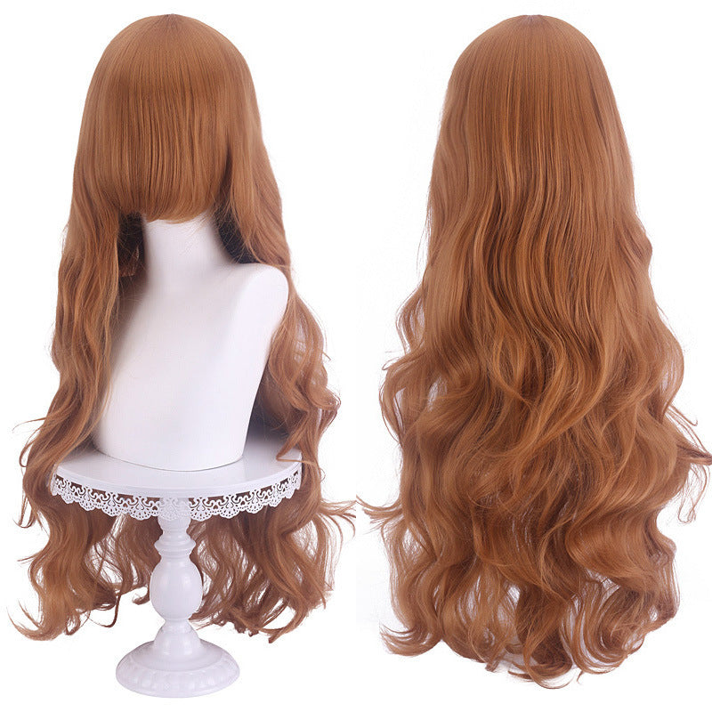 Curly Hair Universal High Quality Thickened Airy Curl Head Cover Cos Wig
