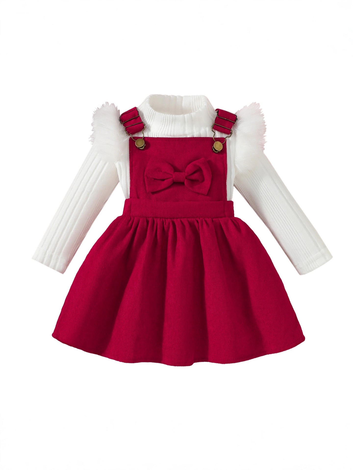 Popular Children's Clothing Christmas T-shirt Suspender Children's Suit