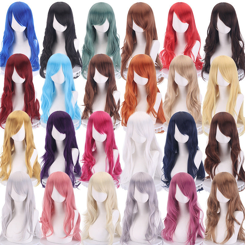 Lord Anime Universal Long Curly Hair Cos Wig
