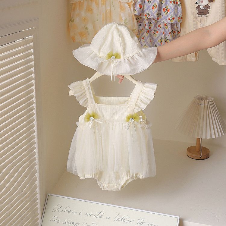 Super Cute Trendy Triangle Bloomer With Jumpsuit, Climbing Suit