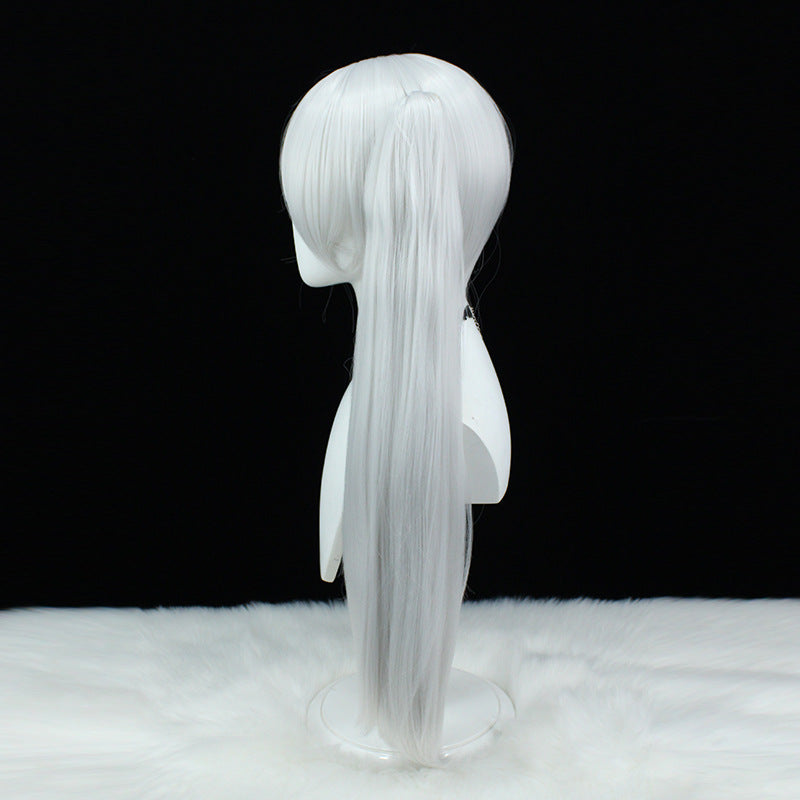 Fu Lillian Artificial Scalp Double Ponytail Fiber Cos Wig