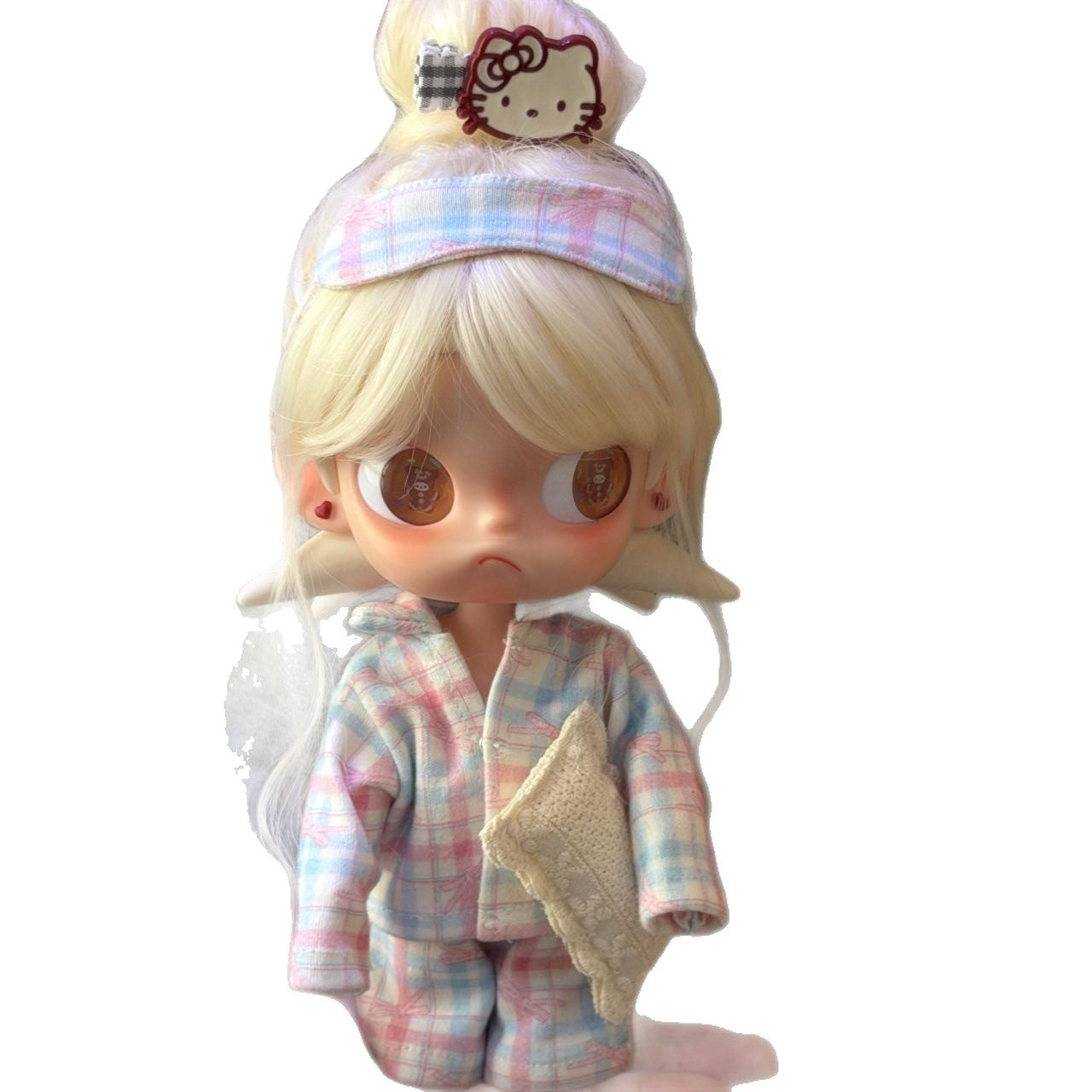 Yearning Doll Light Golden Bangs Water Ripples Other Wig
