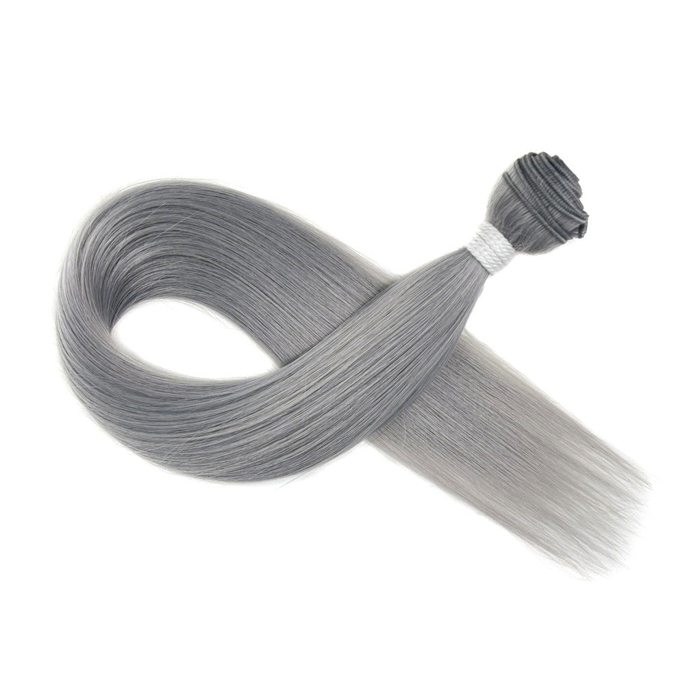 Classy Beautiful African Weft Hair Extension Long Straight Wig