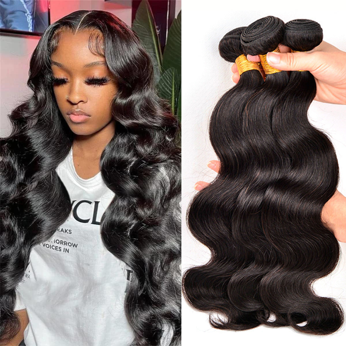 Human Extension Brazilian Shade Various Curvature Real Hair Wig