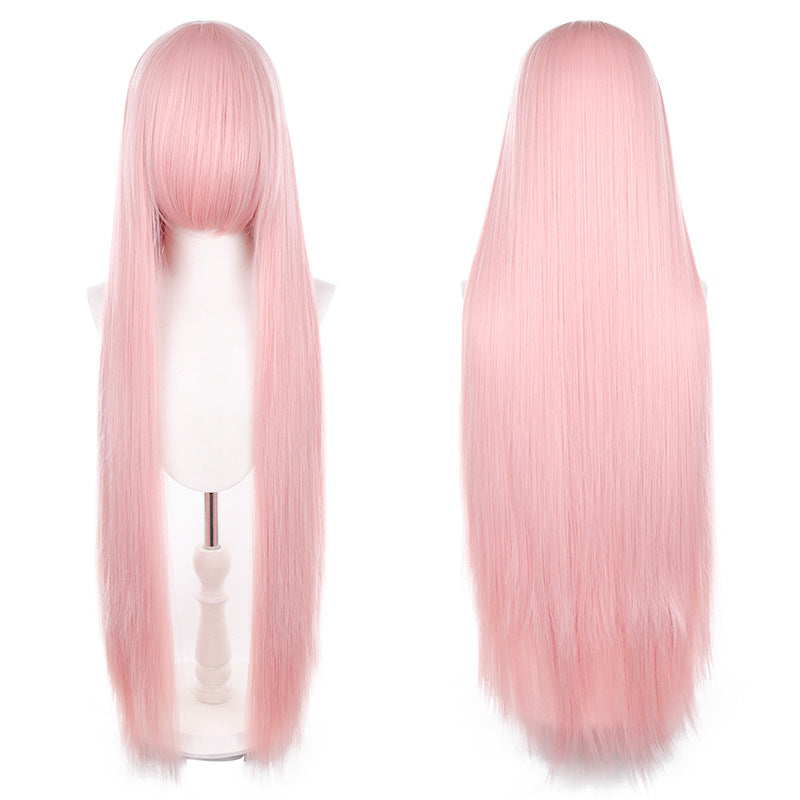 Mao Style Universal Scalp Head Long Bangs Cos Wig
