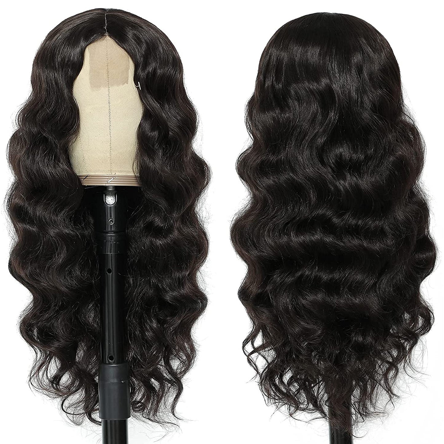 Small Lace Curly Hair Synthetic Wigs Before Wig Long Curls