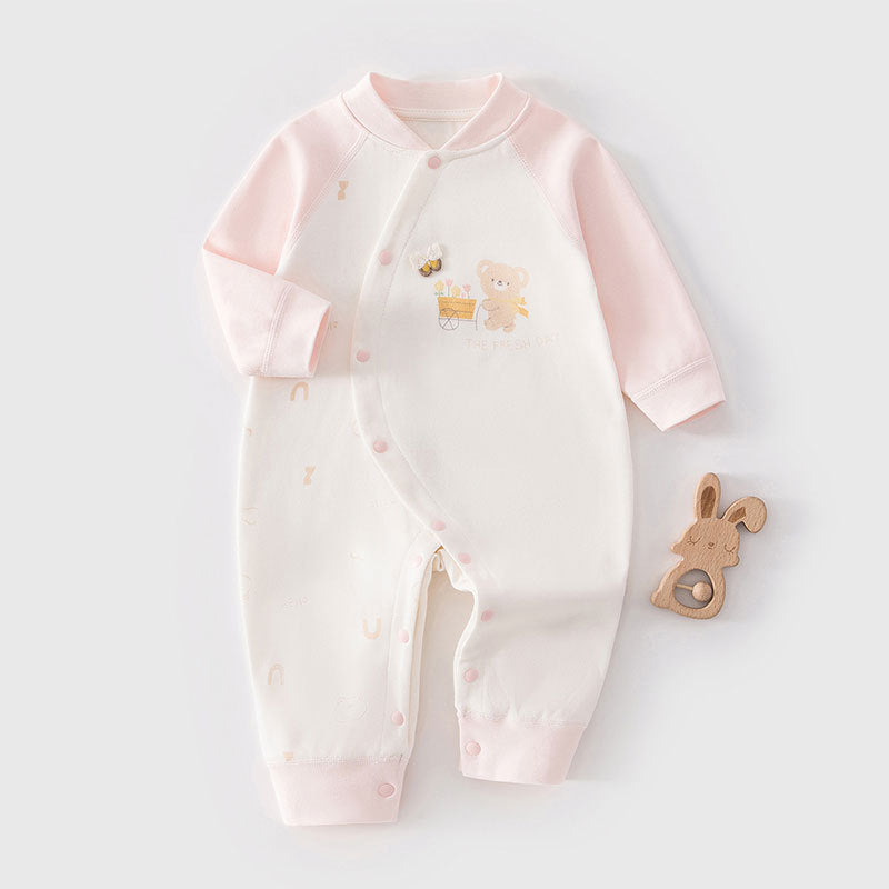 Pure Cotton Jumpsuit Born Rompers Boneless Underwear Pajamas Jumpsuit, Climbing Suit