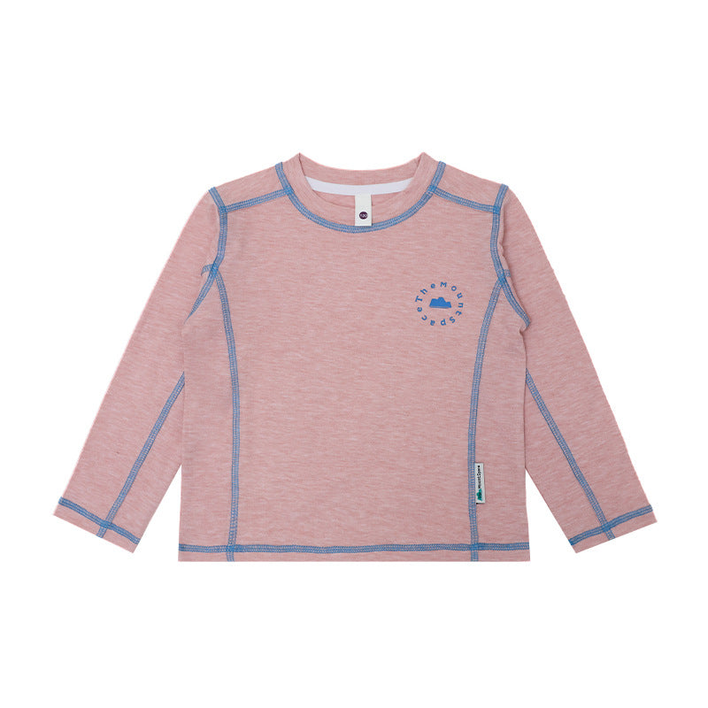 Children's Sweater For Top Medium Big Contrast Color Bright Children's T-shirt