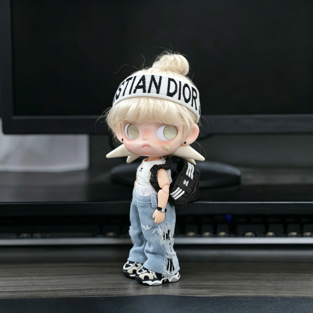 Zi Sister Doll Straight Bangs Water Ripple Comfortable Cos Wig
