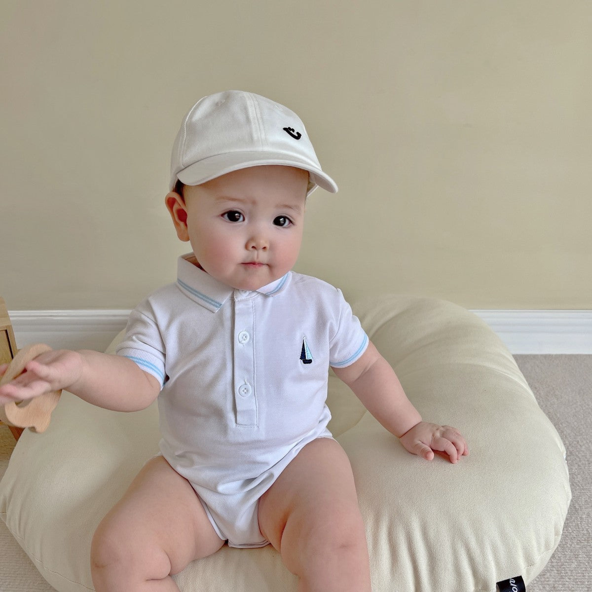 Triangle Rompers Born Jumpsuit Summer Fashionable Thin Cotton Jumpsuit, Climbing Suit