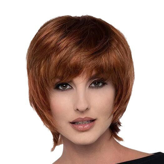 Elegant Charming Women's Golden Set Fashion Wig Short Straight Hair