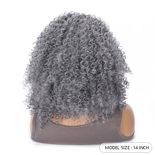 Women's Fashion Band African Small Chemical Fiber Wig Short Curly Hair