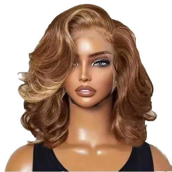 Women's Medium Large Wave Long Fluffy Fashion Wig Short Curly Hair