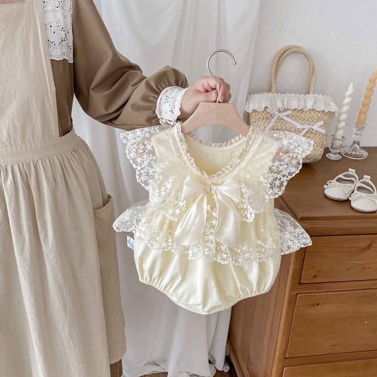 Summer Jumpsuit Sweet Lace Princess Going Out Jumpsuit, Climbing Suit