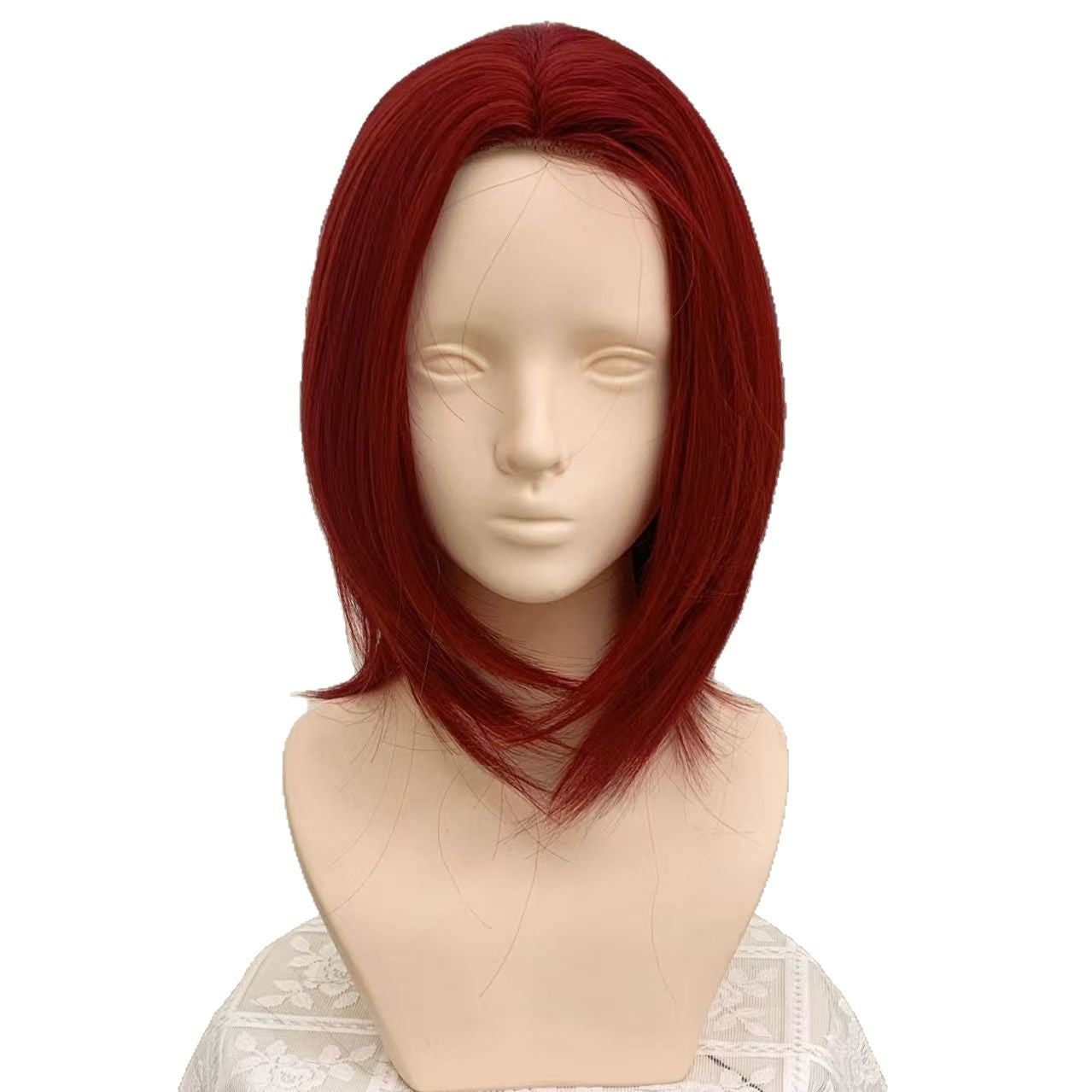 Forehead Hand Crocheting Hook Lace Mid-length Partial Mao Modeling Anime Cos Wig