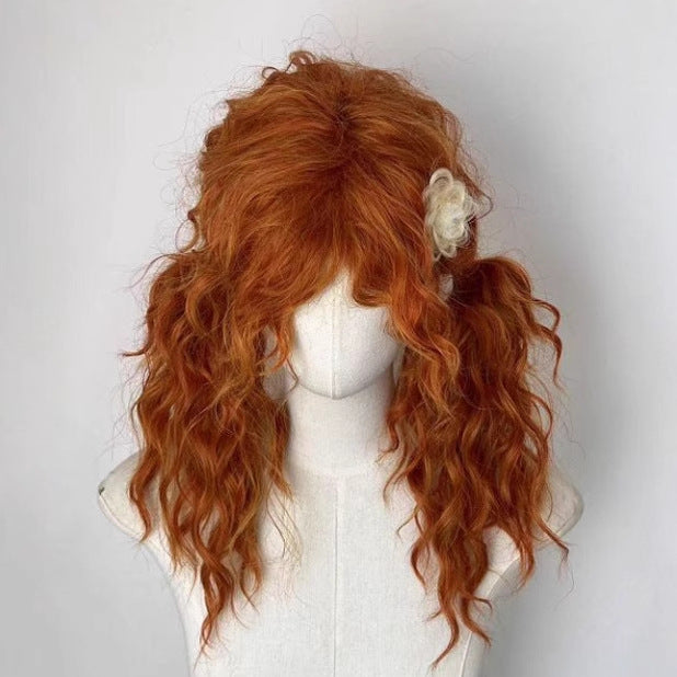 Women's Autumn Halloween Small Curls Mid-length Simulation Wig Short Curly Hair