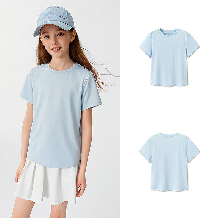 Children's Short-sleeved Summer Clothing Comfortable Big Quick Drying Clothes Children's T-shirt