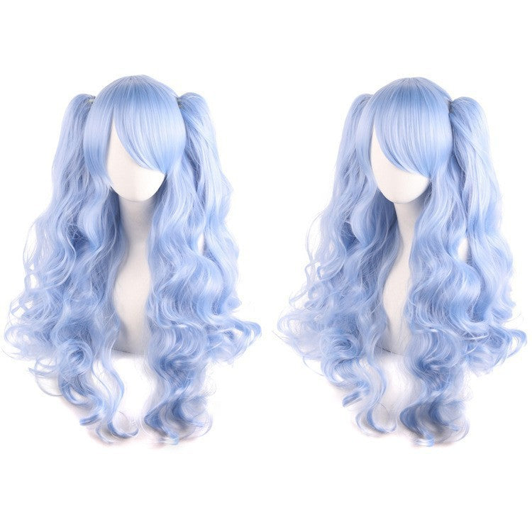 Anime Lolita Jaws Clamp Pair Ponytail Sheath Cos Wig