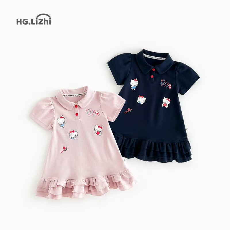Children's Grab Summer Western Style Korean Cute Children's Dress