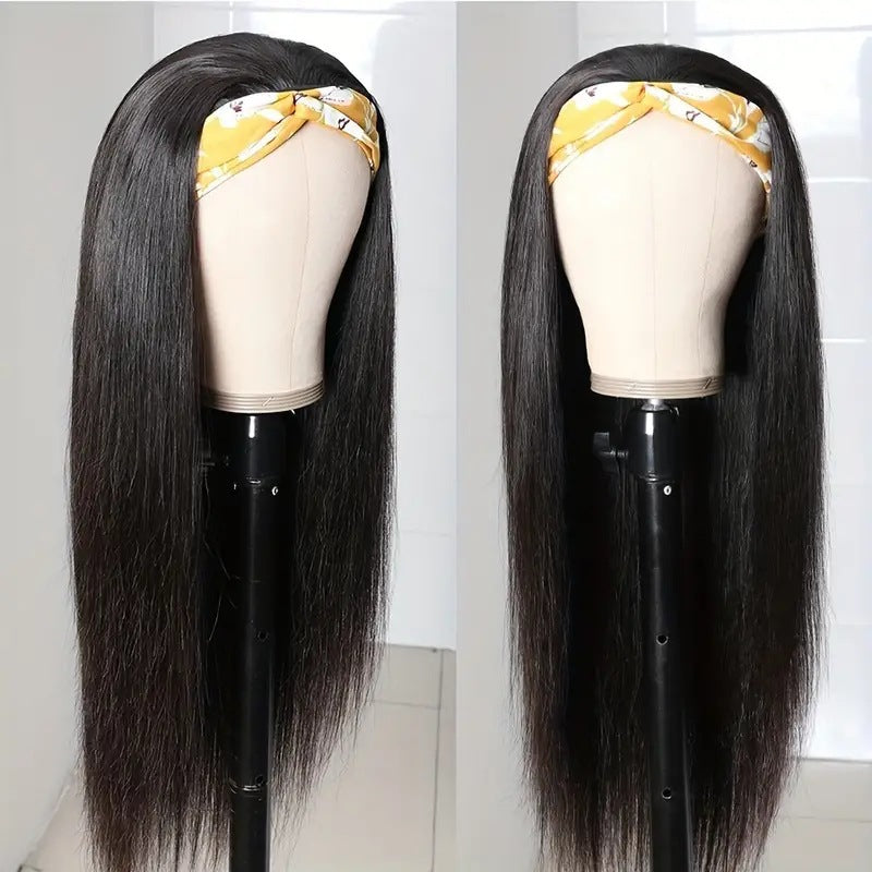 Creative Pretty Comfortable Fashion Hair Band Long Straight Wig
