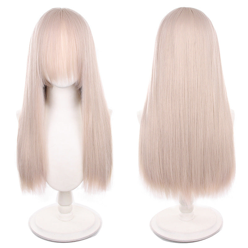 Universal Long Straight Weight Shape Head Cos Wig