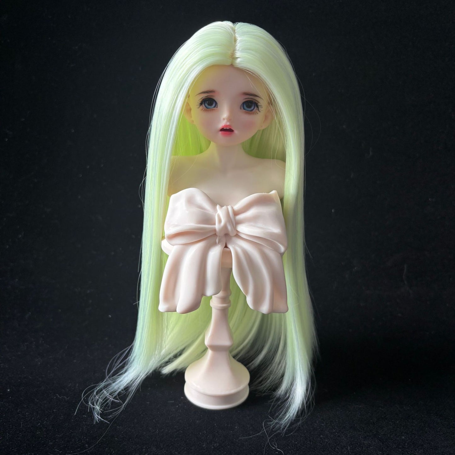 Silk Medium Long Straight Hair Dress Up Cos Wig