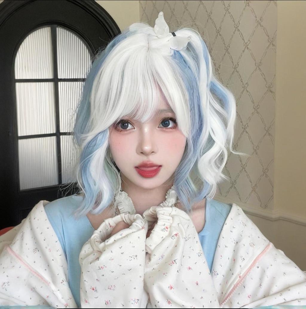 Women's Natural Fluffy Realistic Small Curls Artificial Wig Short Curly Hair