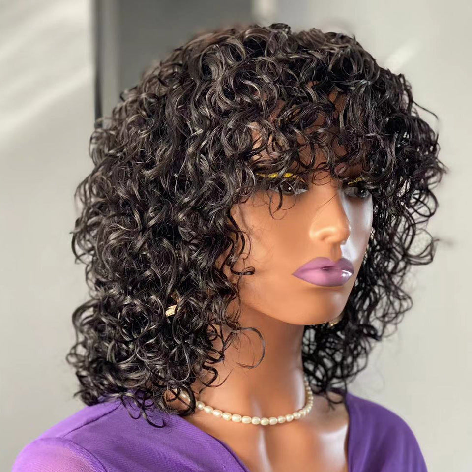 Charming Casual Stylish Innovative Creative Human Real Hair Wig