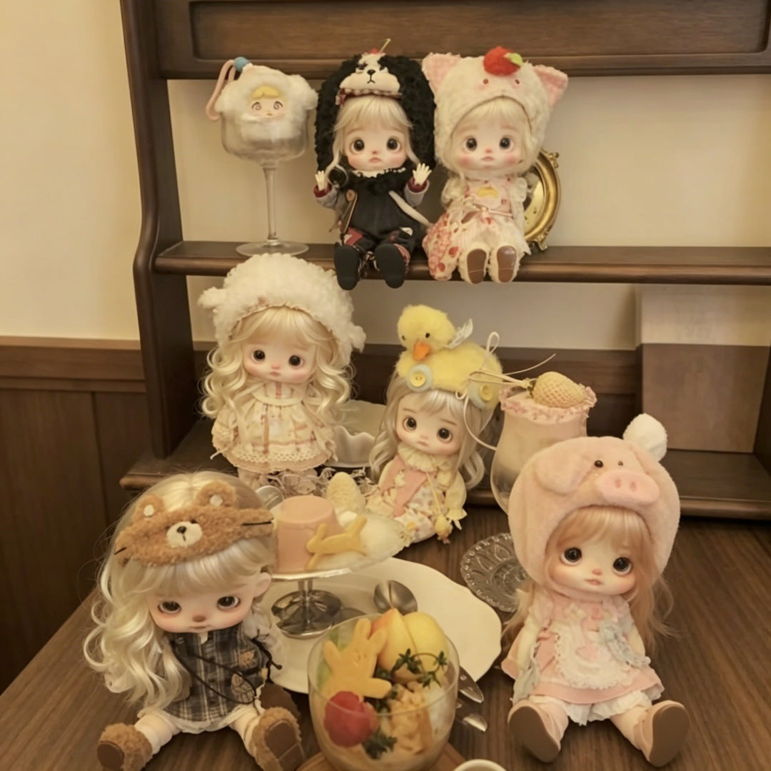 Doll Fiber Can Be Trimmed Fake Hair Without Cos Wig