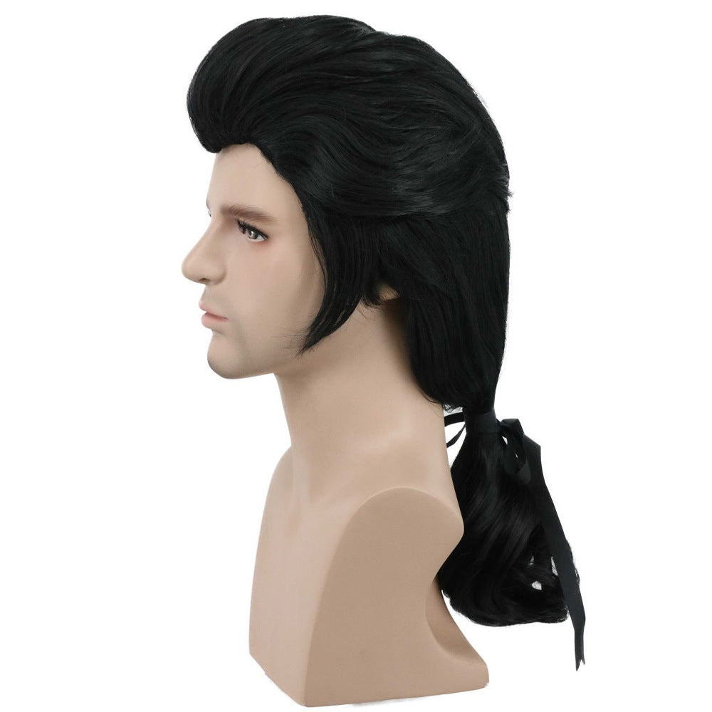 White Lawyer Judge Holiday Prom Party Cos Wig