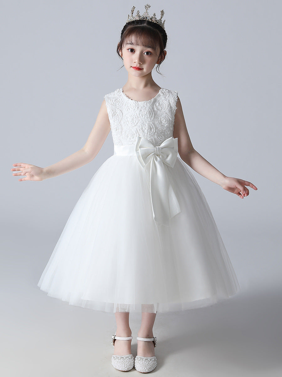Children's Flower Birthday Costume For Piano Performance Children's Dress