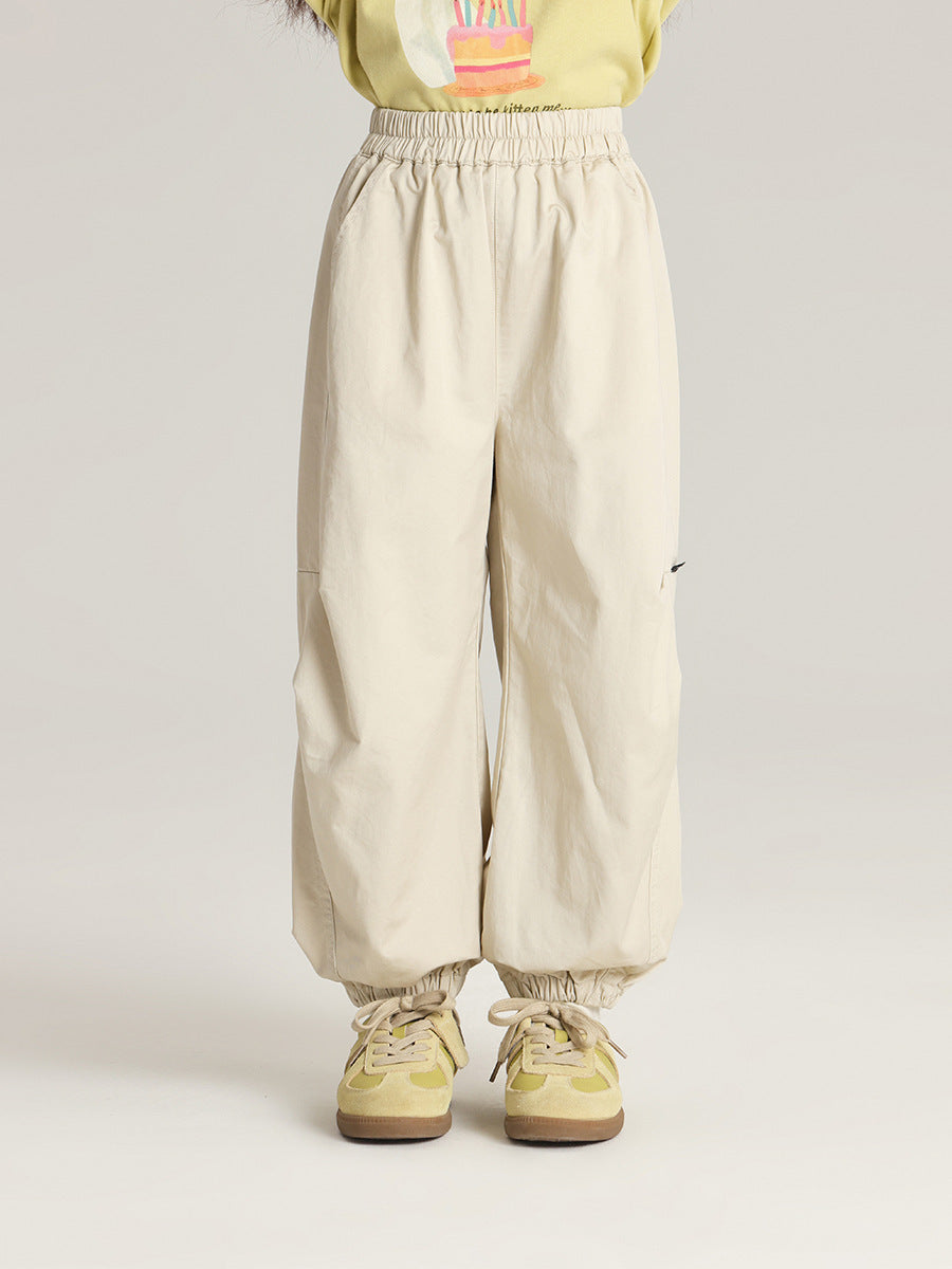 Children's Overalls Western Style Leisure Pure Cotton Children's Pants