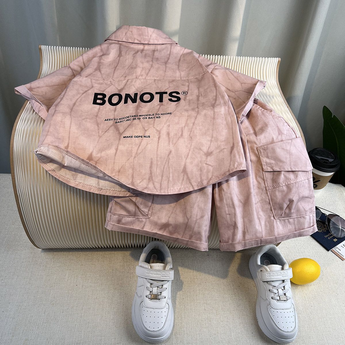 Children's Summer Trendy Cool Thin Short-sleeved Clothes Children's Suit