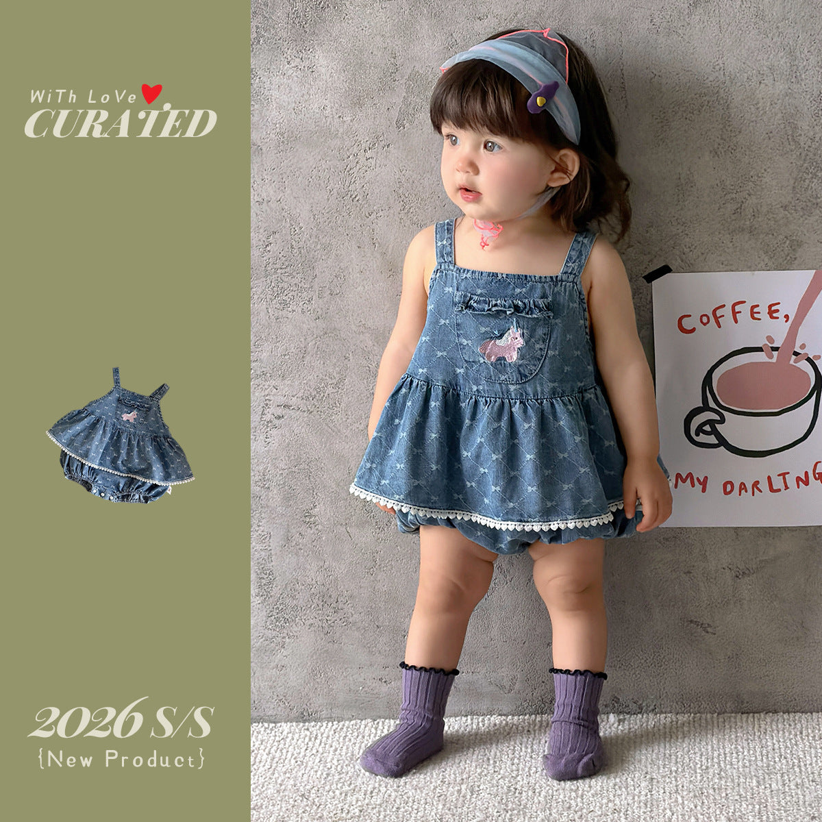 Sweet Cool Soft Cute Thin Hanging Jumpsuit, Climbing Suit