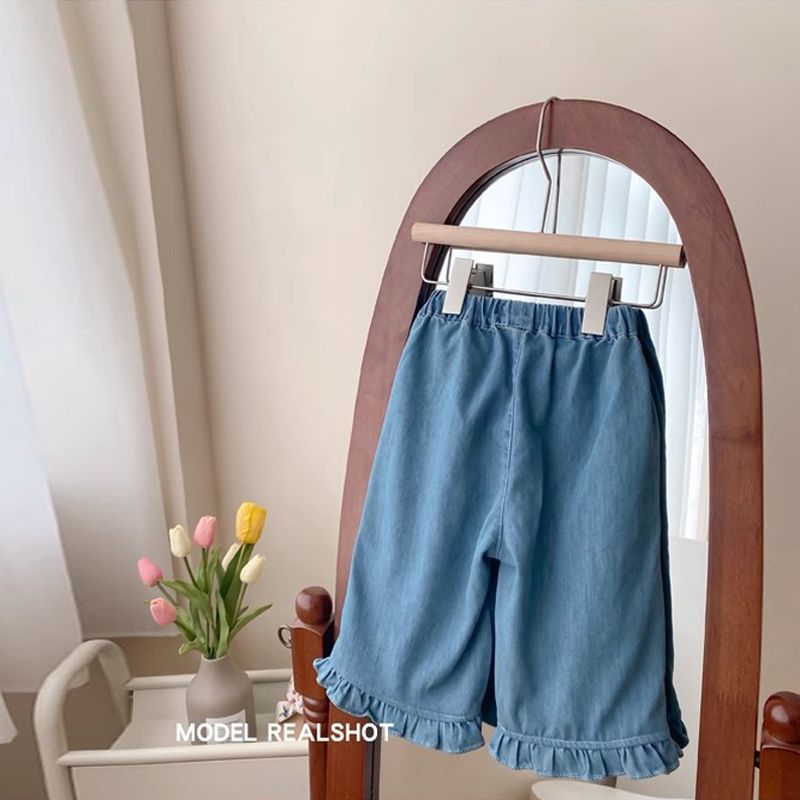 Trousers Summer Thin Jeans Casual Western Style Children's Pants