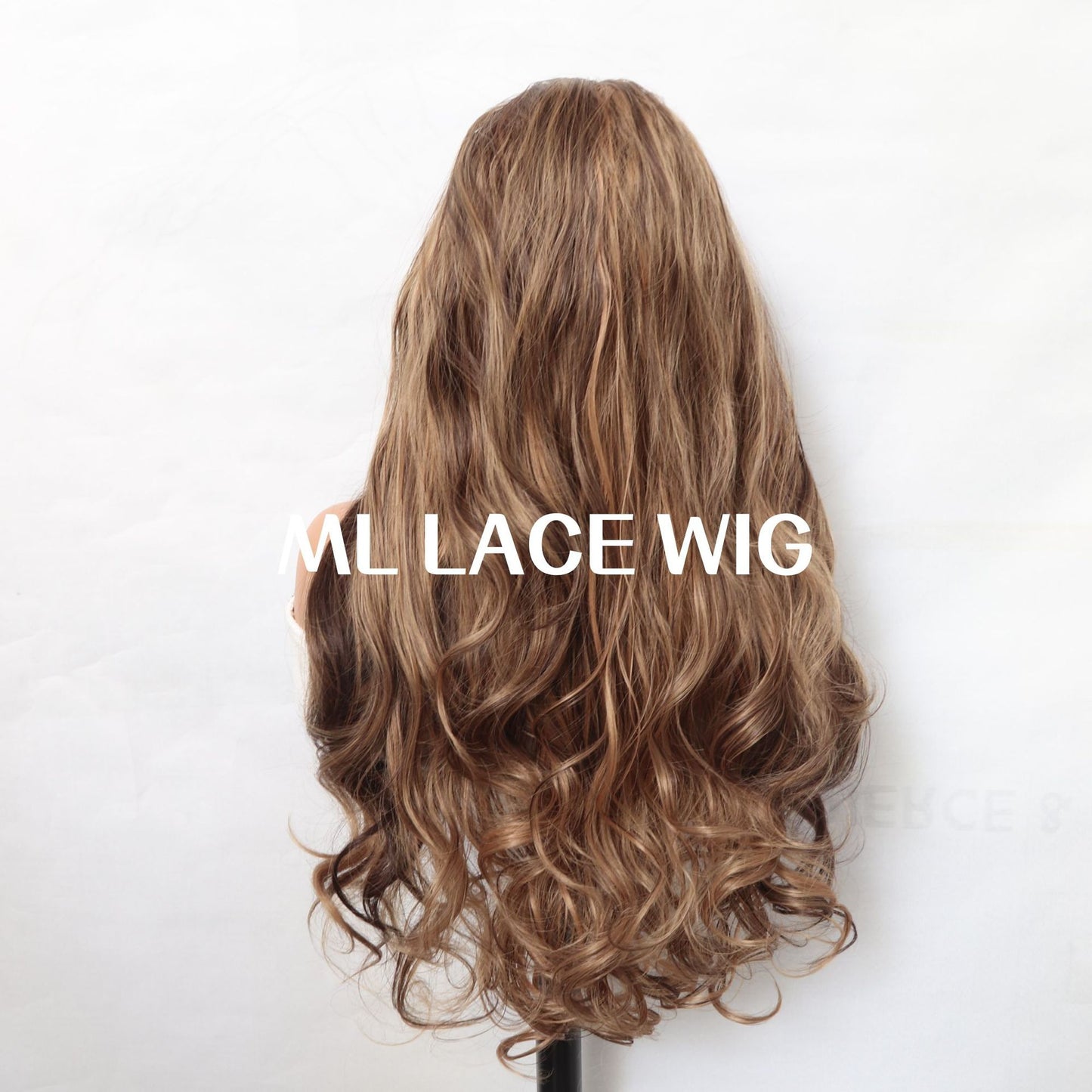 Women's Doll Lolita Hand Crochet Casual Split Curly Hair Team Korean Wig Long Curls