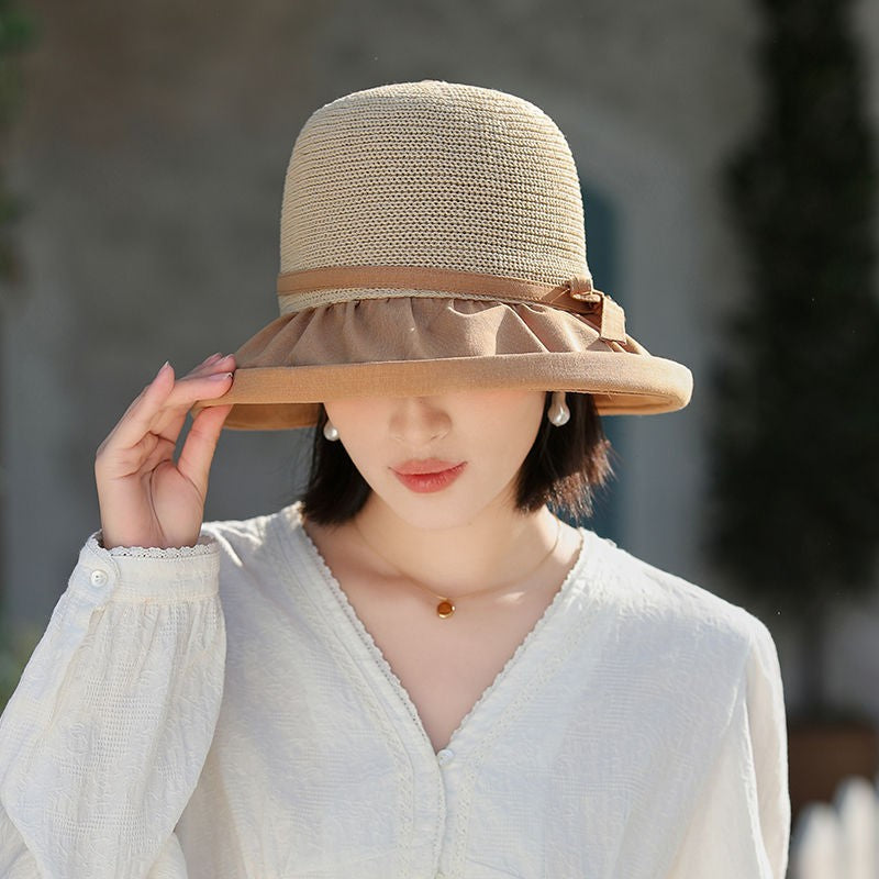 Hat Integrated Artificial Human Bucket Female Luminous Head Wig Short Straight Hair