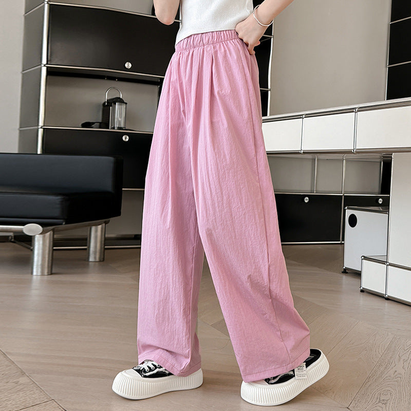 Children's Ice Silk Thin Cool Casual Clothing Children's Pants