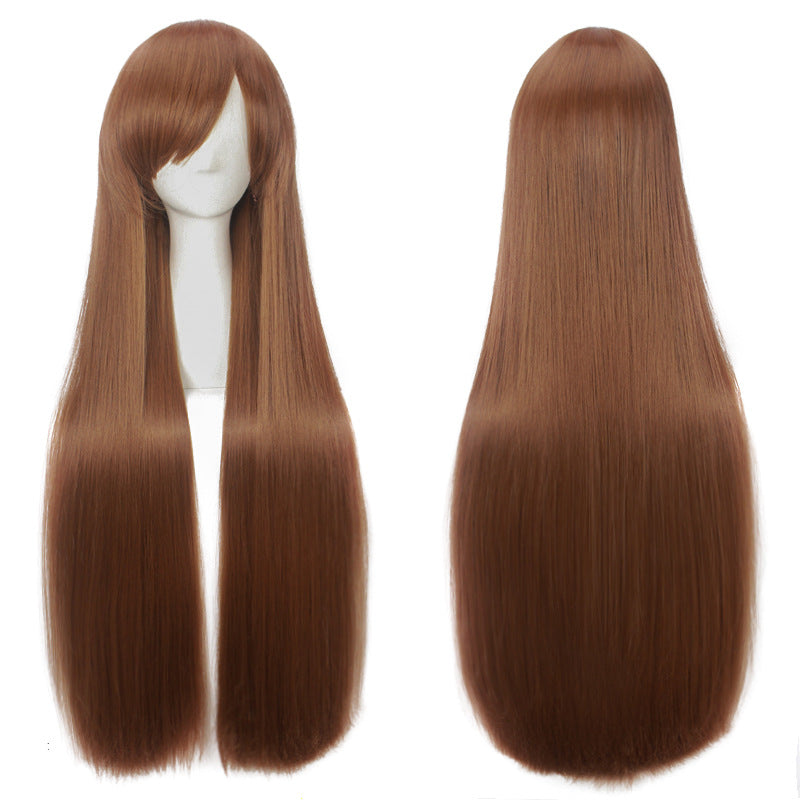 Classic Universal Color Hair Anime Fiber Long Straight Wig