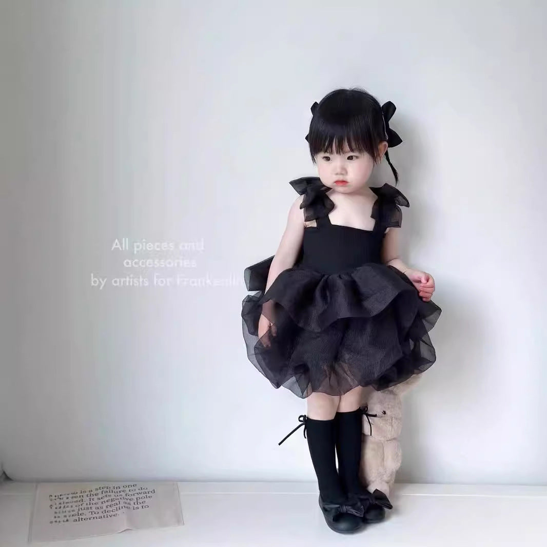 Sling Princess Style Western Little Birthday Children's Dress