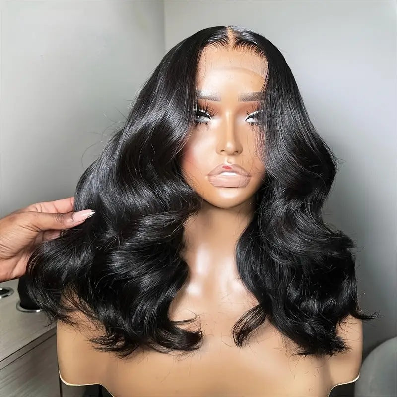 Versatile Unique Creative Short Front Lace Wig Long Curls
