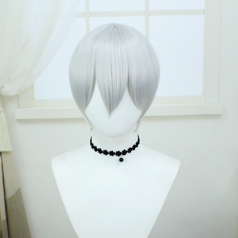 Feeling Face Repair Fiber Hair Short Scalp Cos Wig