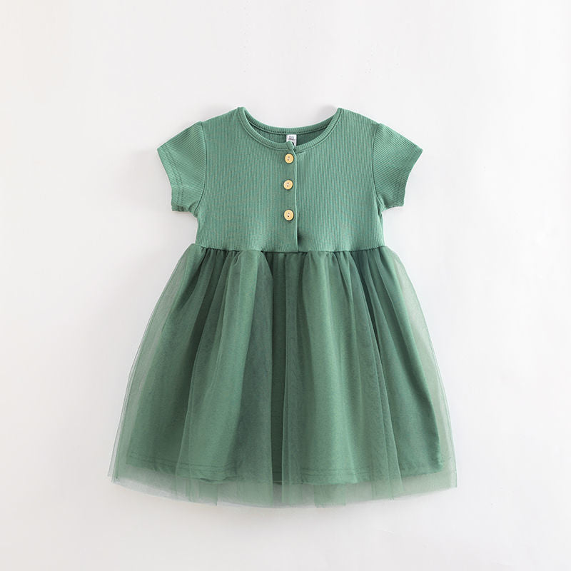 Skirt Summer Clothing Mesh Princess Gauze Children's Dress
