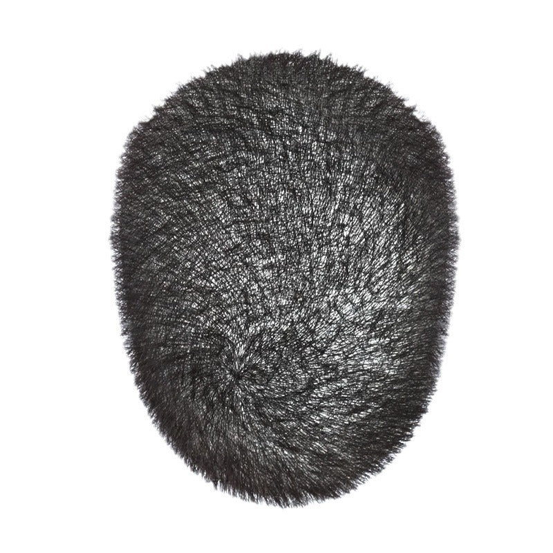 Men's Point Buckle Simulation Biological Scalp Hairpiece Lightweight Real Hair Wig