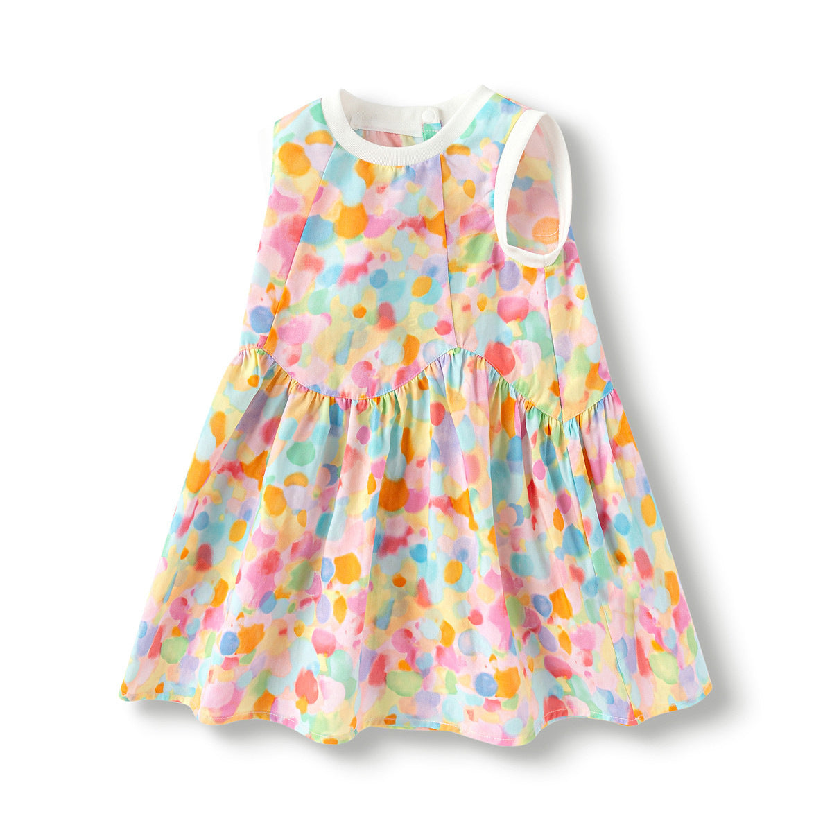 Children's Princess Skirt Thin Pure Cotton Western Children's Dress
