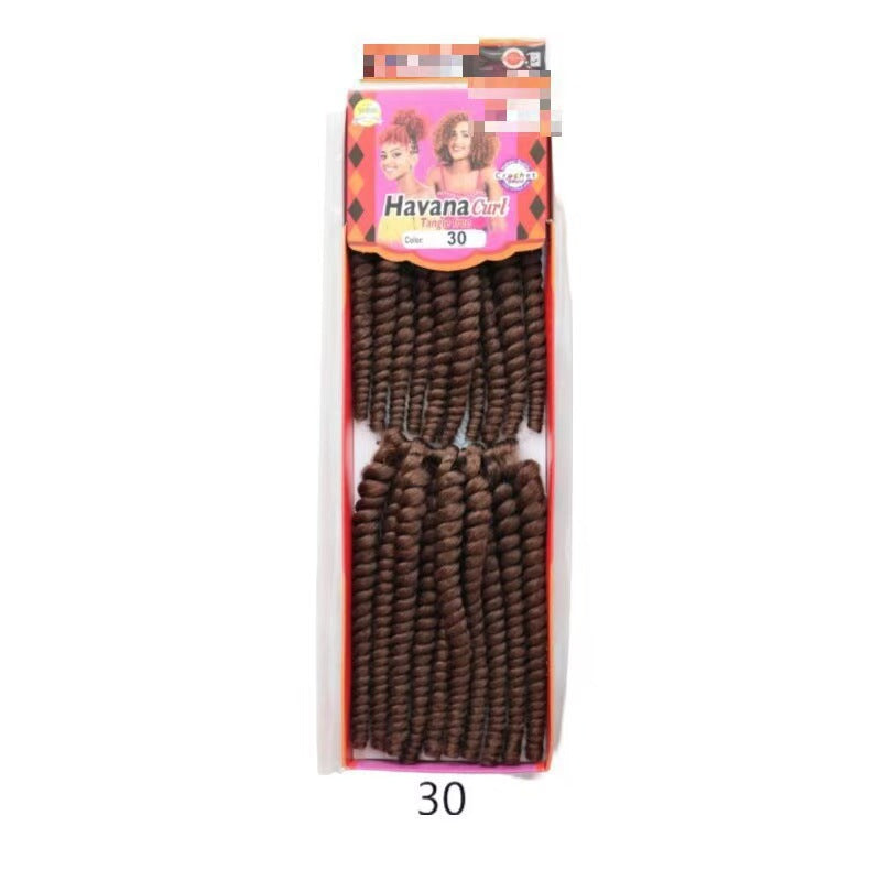 Spring Small Curly Hair Low Temperature Silk Chemical Fiber Wig Long Curls