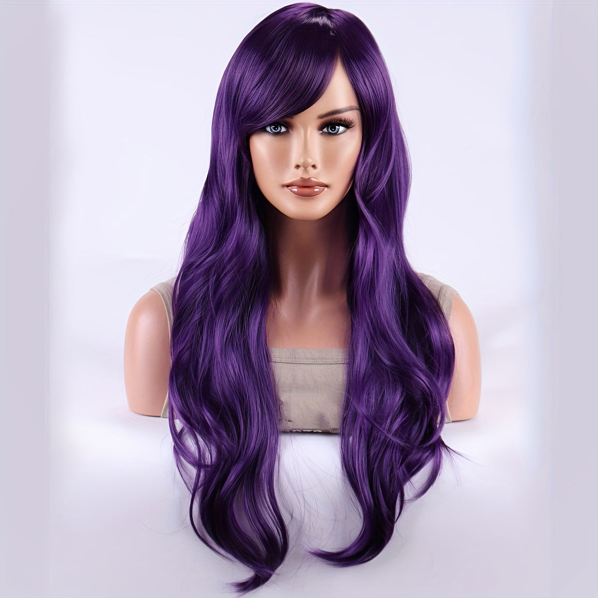 Colorful Long Curly Hair Anime Mermaid Cos Wig