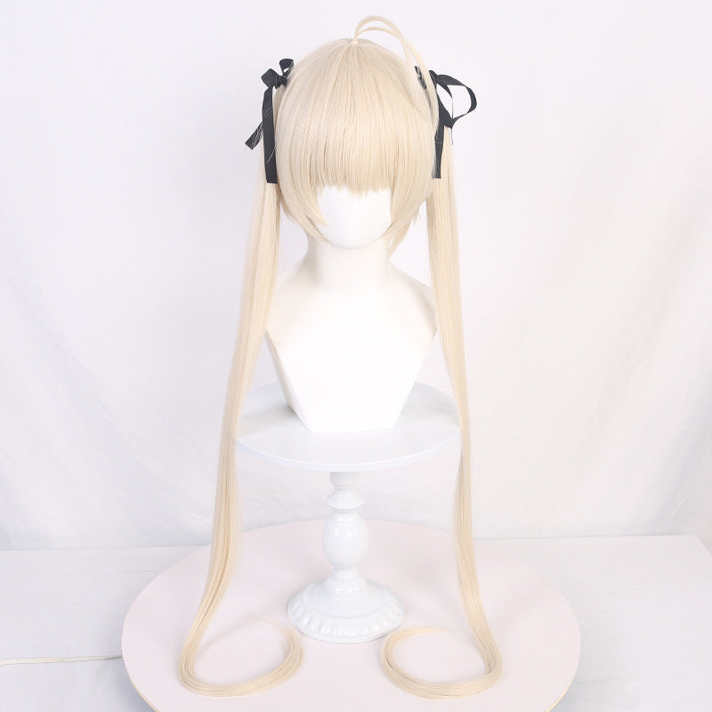 Cardamom No Sora Bandage Double Ponytail Special Color Cos Wig